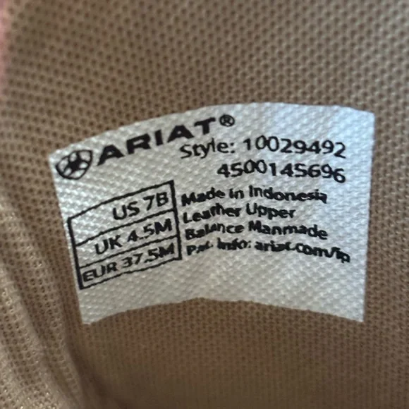 Ariat Women’s Brown Leather Western Boots Size 7B Distressed Cowboy - Picture 7 of 9